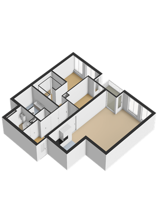 Floorplan - Zuiderzeeboulevard 25, 3751 HC Bunschoten-Spakenburg
